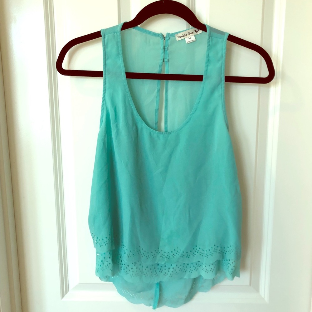 Sleeveless Low/Open back top